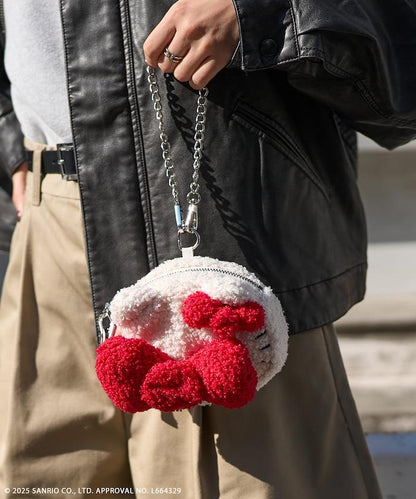 “HELLOKITTY”毛絨收納包