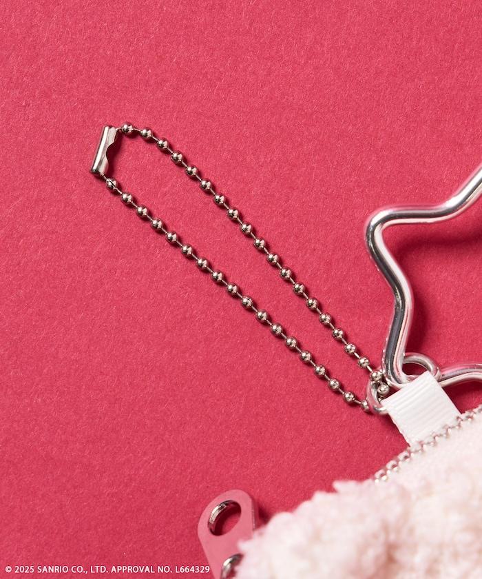 “HELLOKITTY”毛絨掛飾收納包