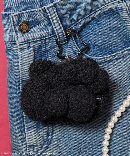 “HELLOKITTY”毛絨掛飾收納包