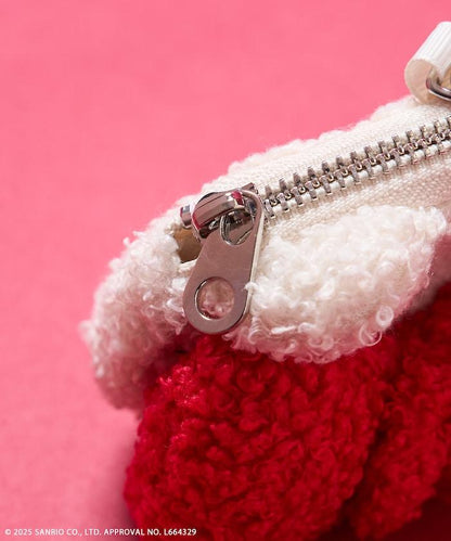 “HELLOKITTY”毛絨掛飾收納包