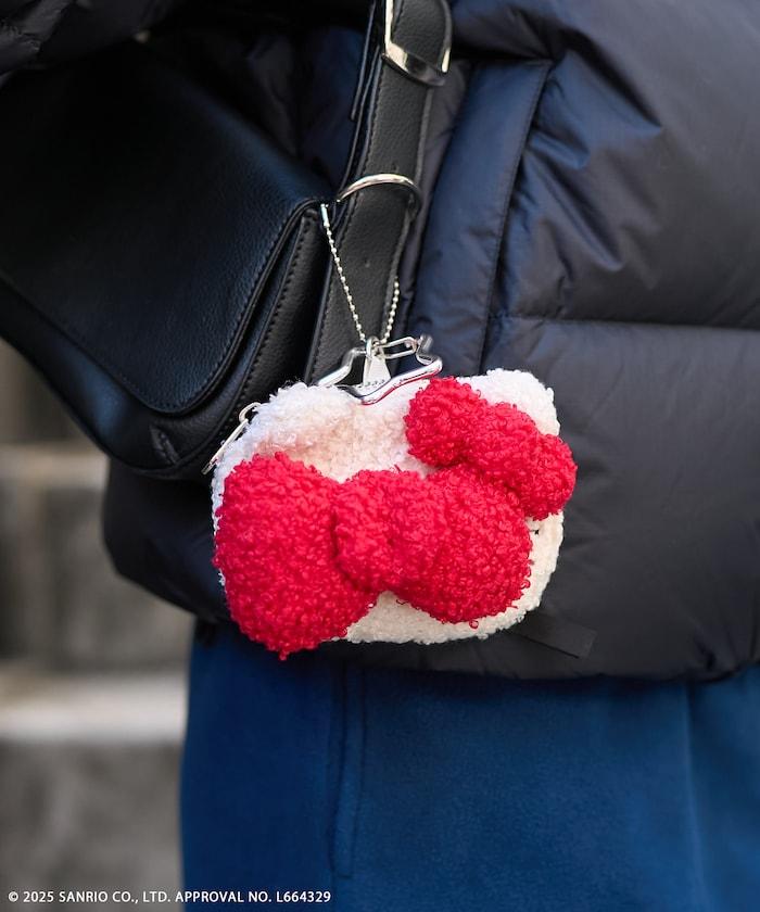 “HELLOKITTY”毛絨掛飾收納包
