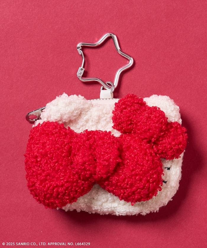 “HELLOKITTY”毛絨掛飾收納包