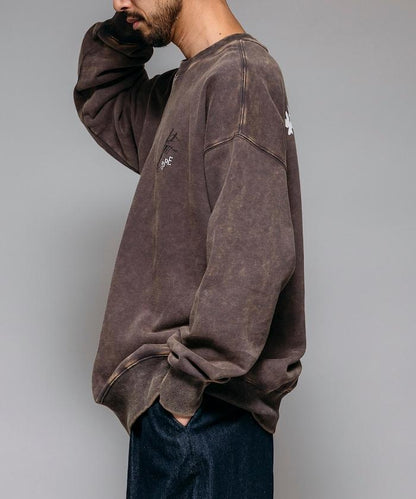 SPE × 紫金飯店 × FREAK'S 夜光背部印花圓領衛衣