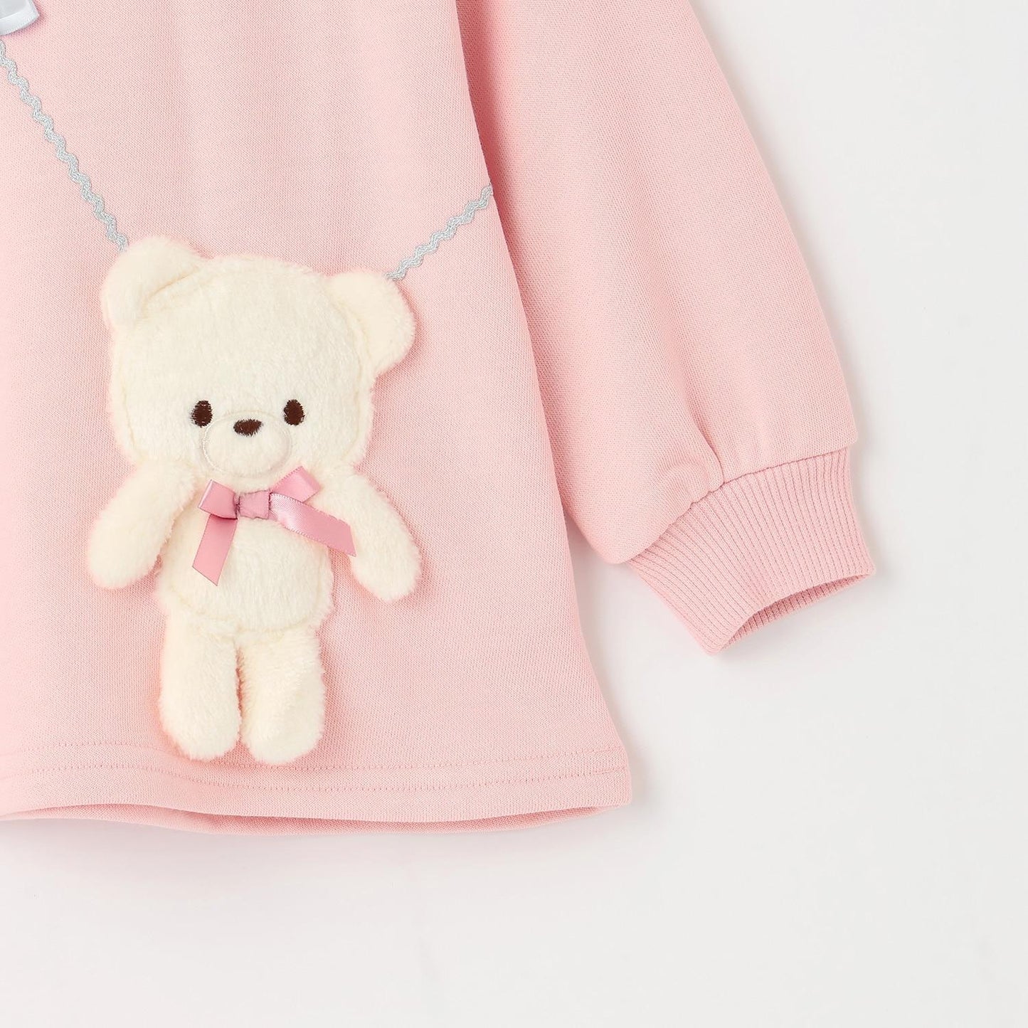 帶領熊造型斜挎包衛衣