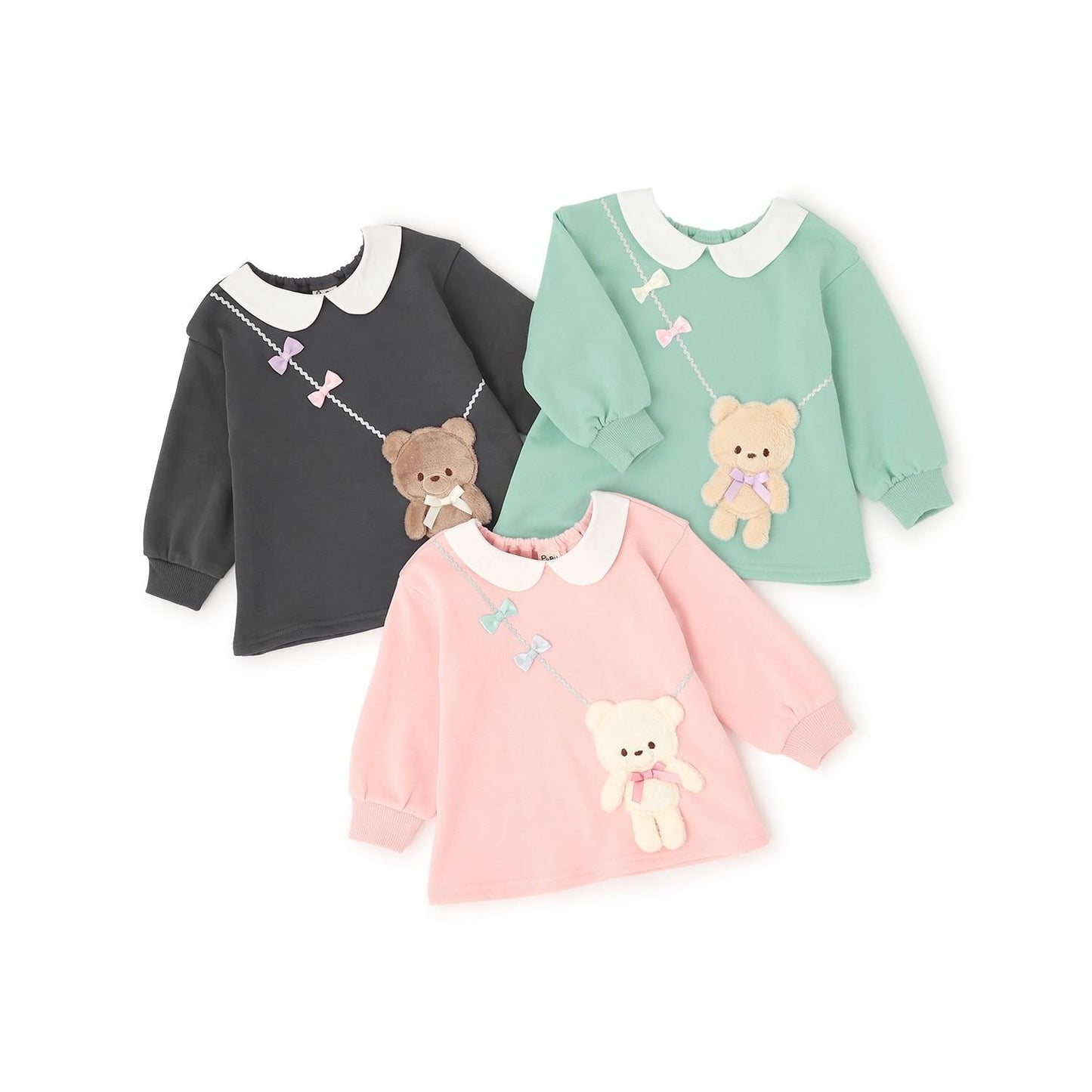 帶領熊造型斜挎包衛衣