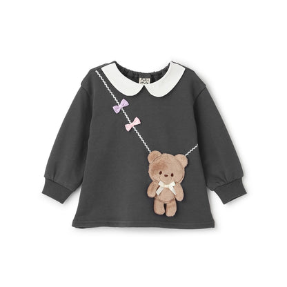 帶領熊造型斜挎包衛衣