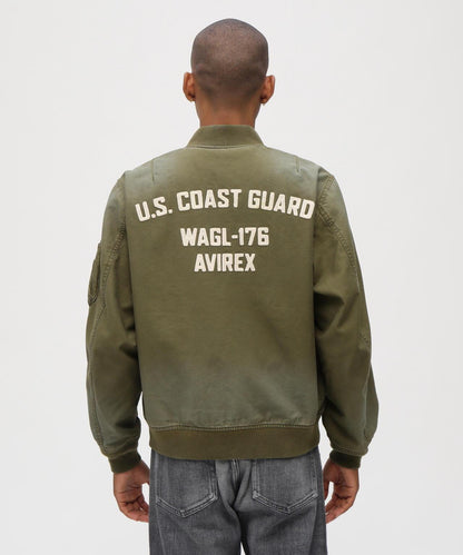 棉質輕薄MA-1 “U.S.COAST GUARD”