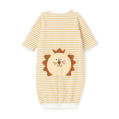 動物圖案條紋兩用連體衣