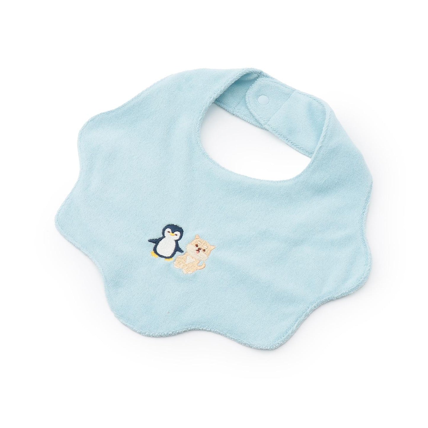 刺繡鏤空花邊圍兜