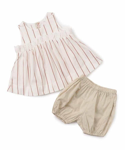 【嬰兒】蕾絲上衣套裝