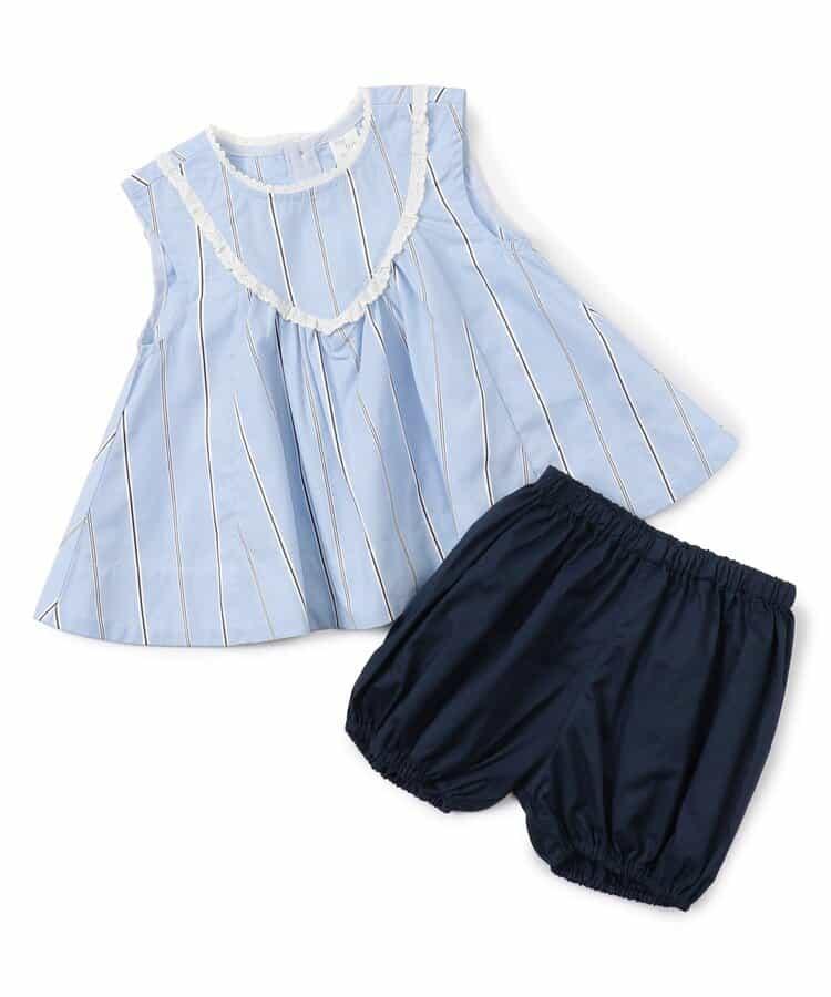 【嬰兒】吊帶上衣套裝