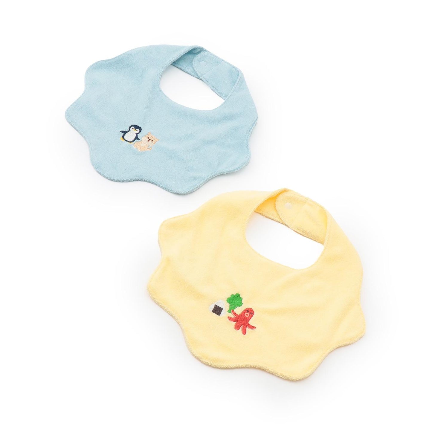 刺繡鏤空花邊圍兜