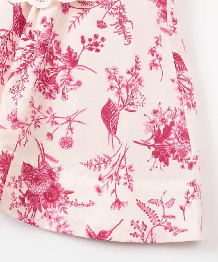 【嬰兒】荷葉邊吊帶上衣套裝