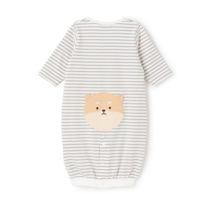 動物圖案條紋兩用連體衣