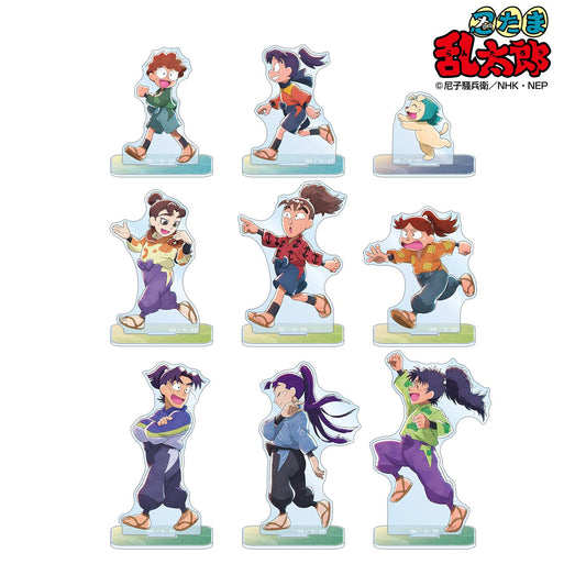 《忍者亂太郎》_新繪款 大家一起前行系列ver. 盲盒亞克力立牌 ver.A（單品/全套BOX）【BOX／9個裝】
