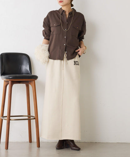 休閒標誌半身裙