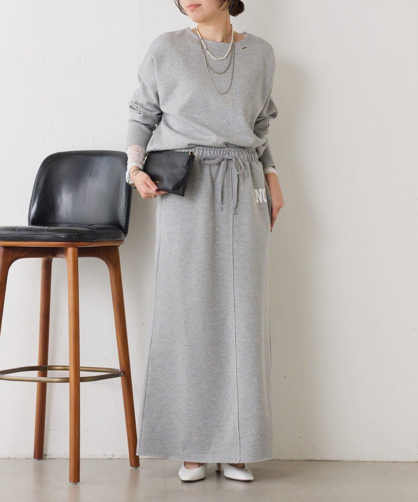 休閒標誌半身裙