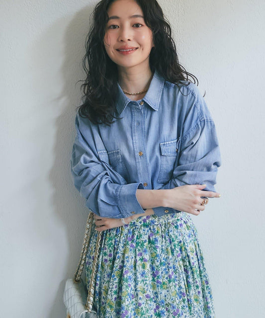 【RISA監修】透視牛仔三穿襯衫