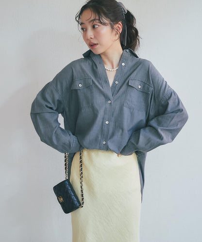 【RISA監修】透視牛仔三穿襯衫