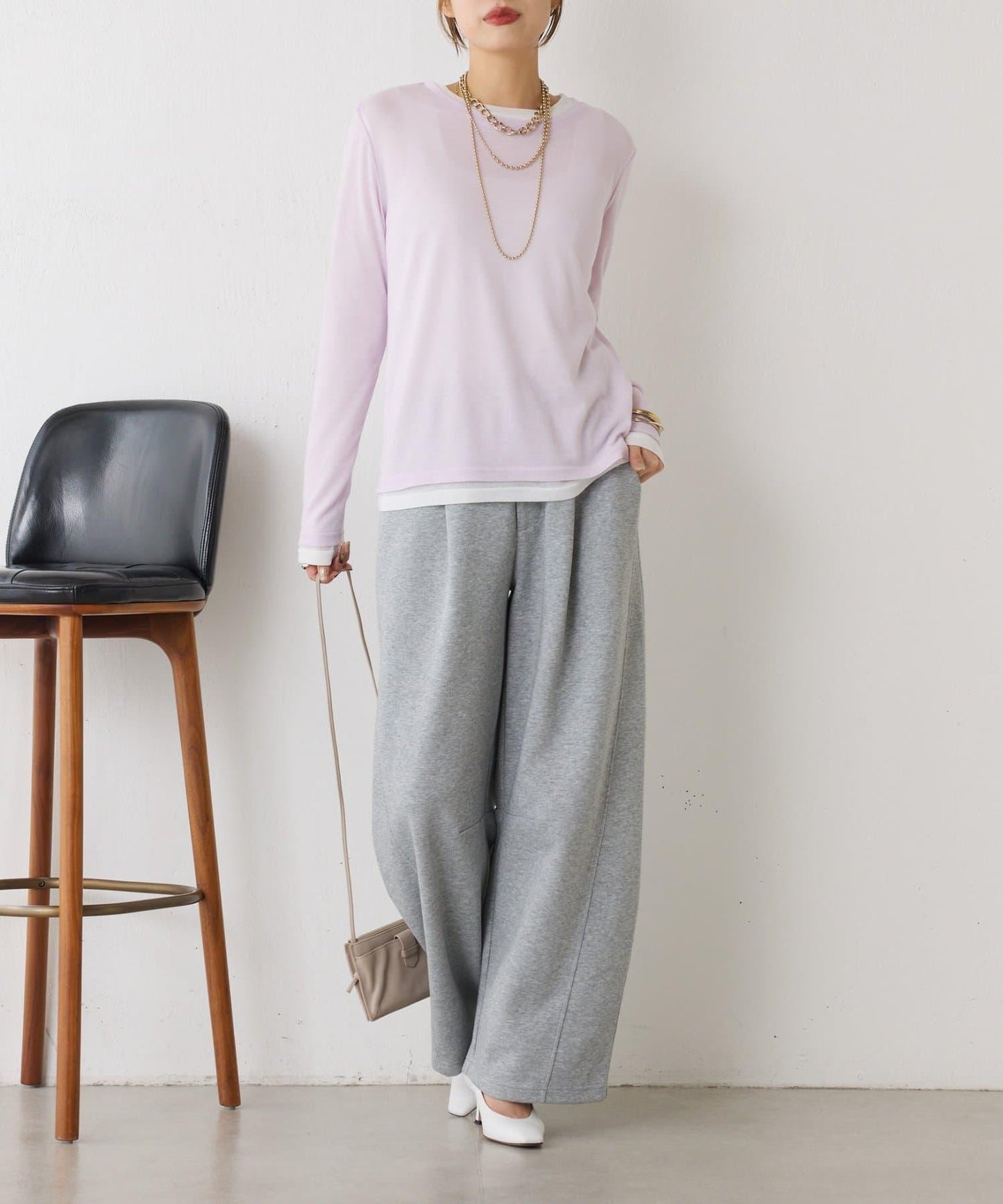 2套裝透視長袖T恤