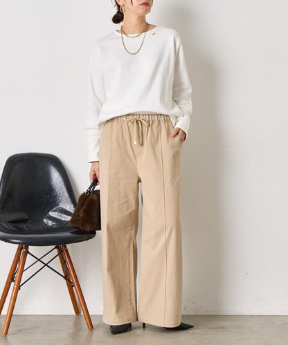 蝙蝠袖後背拉鍊套頭衫