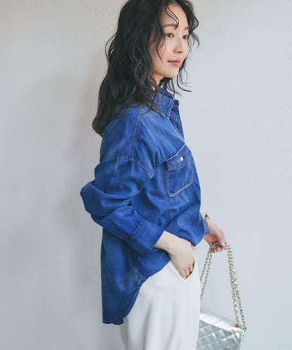 【RISA監修】透視牛仔三穿襯衫