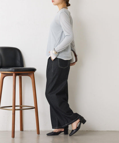 2套裝透視長袖T恤