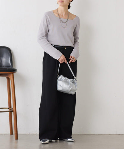 【小號尺寸】方領針織衫