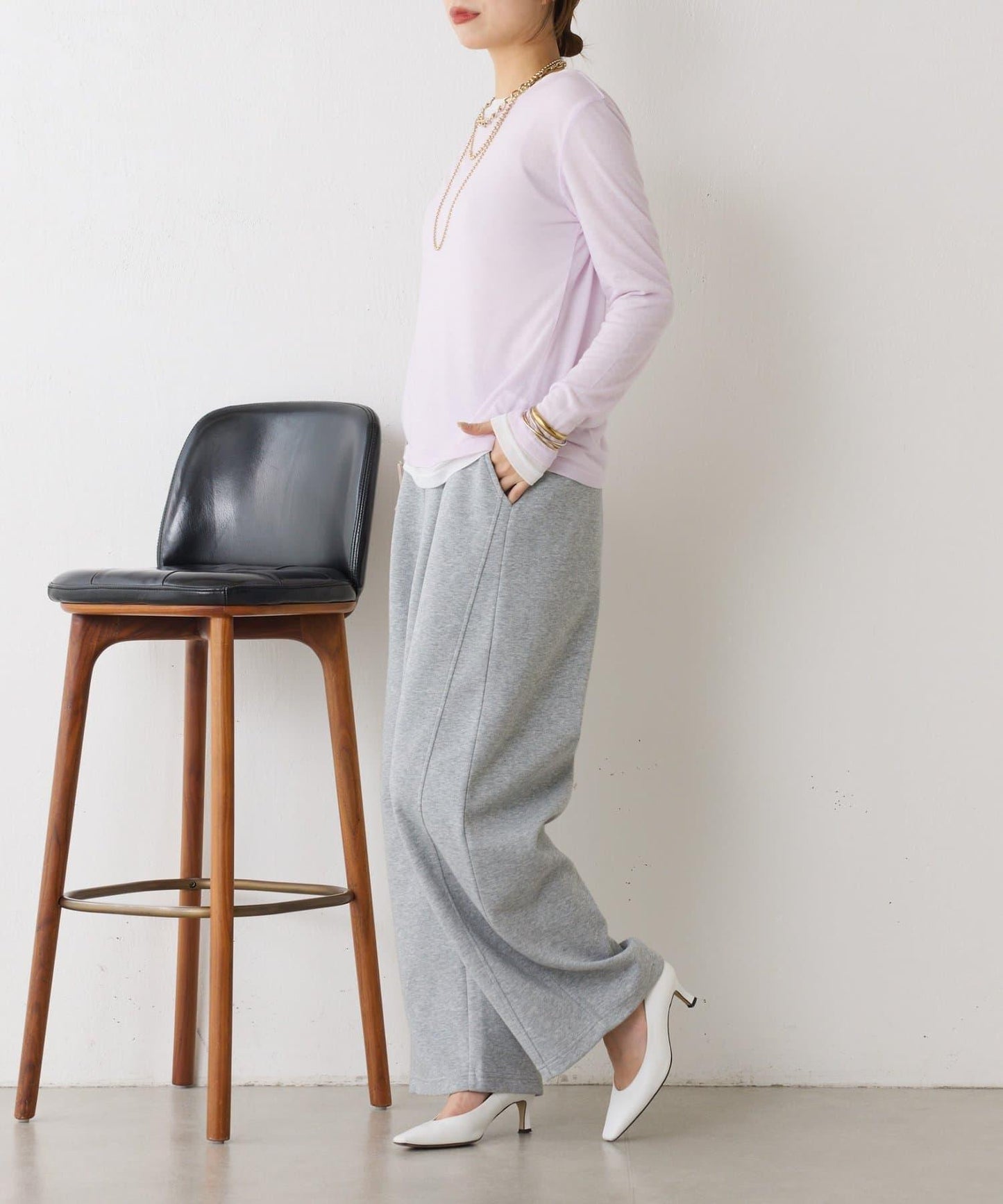 2套裝透視長袖T恤