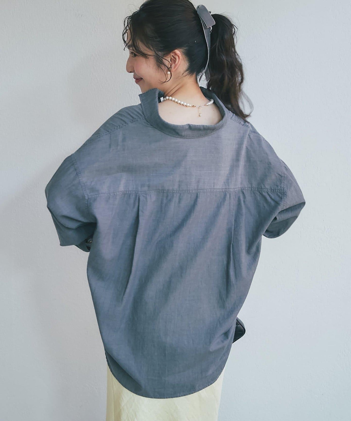 【RISA監修】透視牛仔三穿襯衫