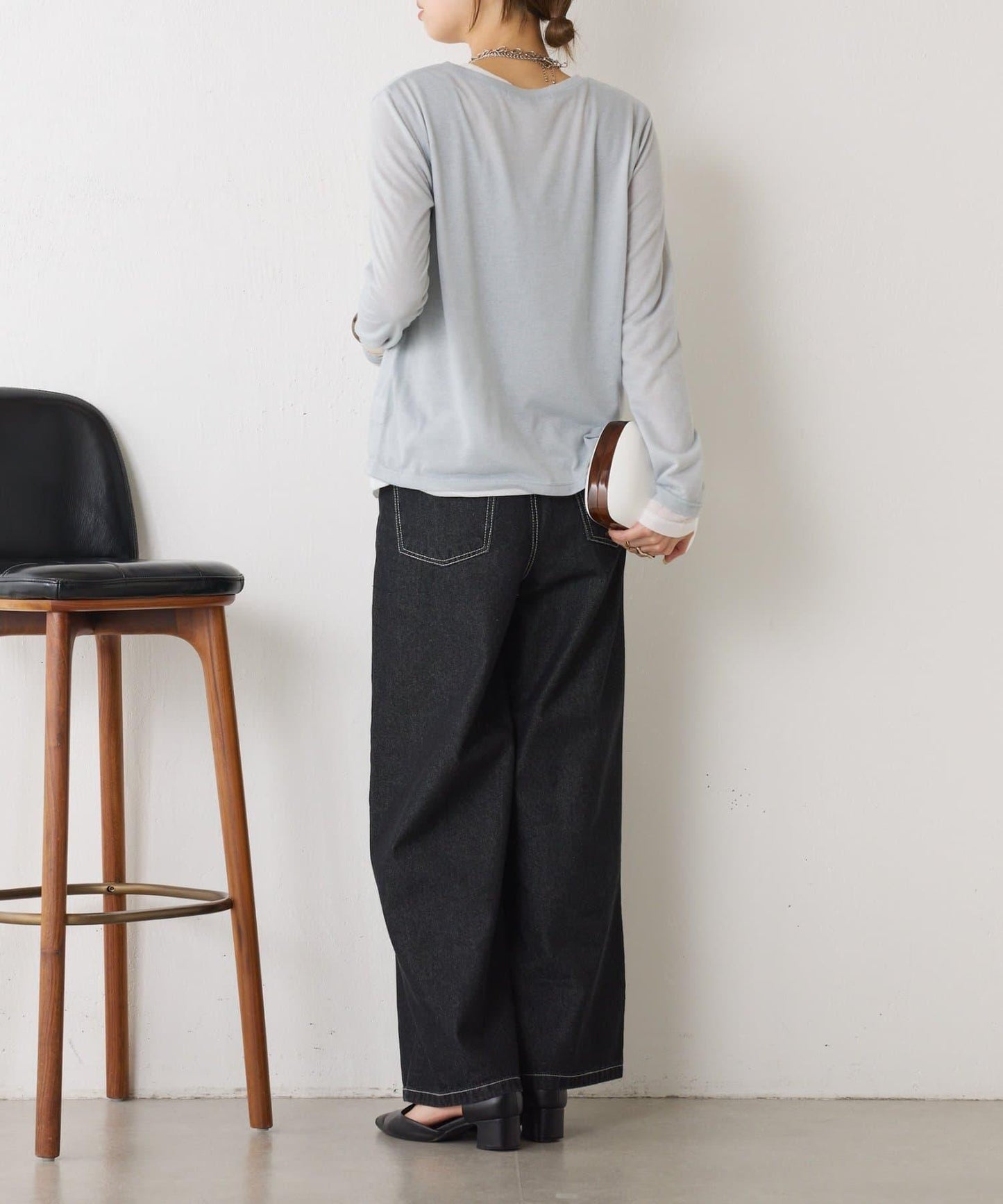 2套裝透視長袖T恤