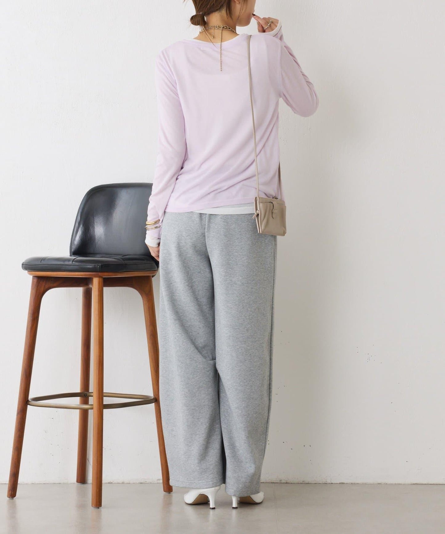 2套裝透視長袖T恤