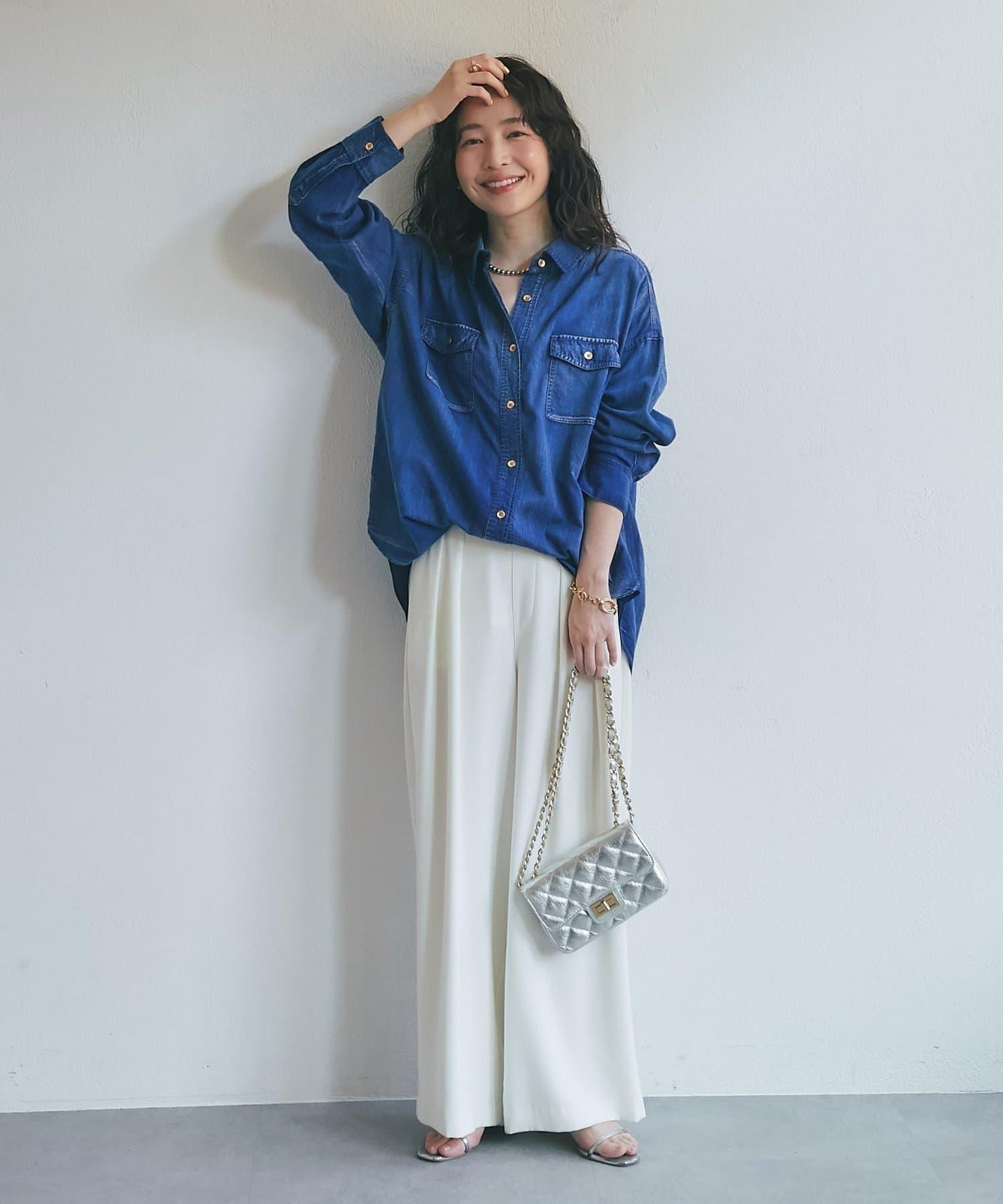 【RISA監修】透視牛仔三穿襯衫