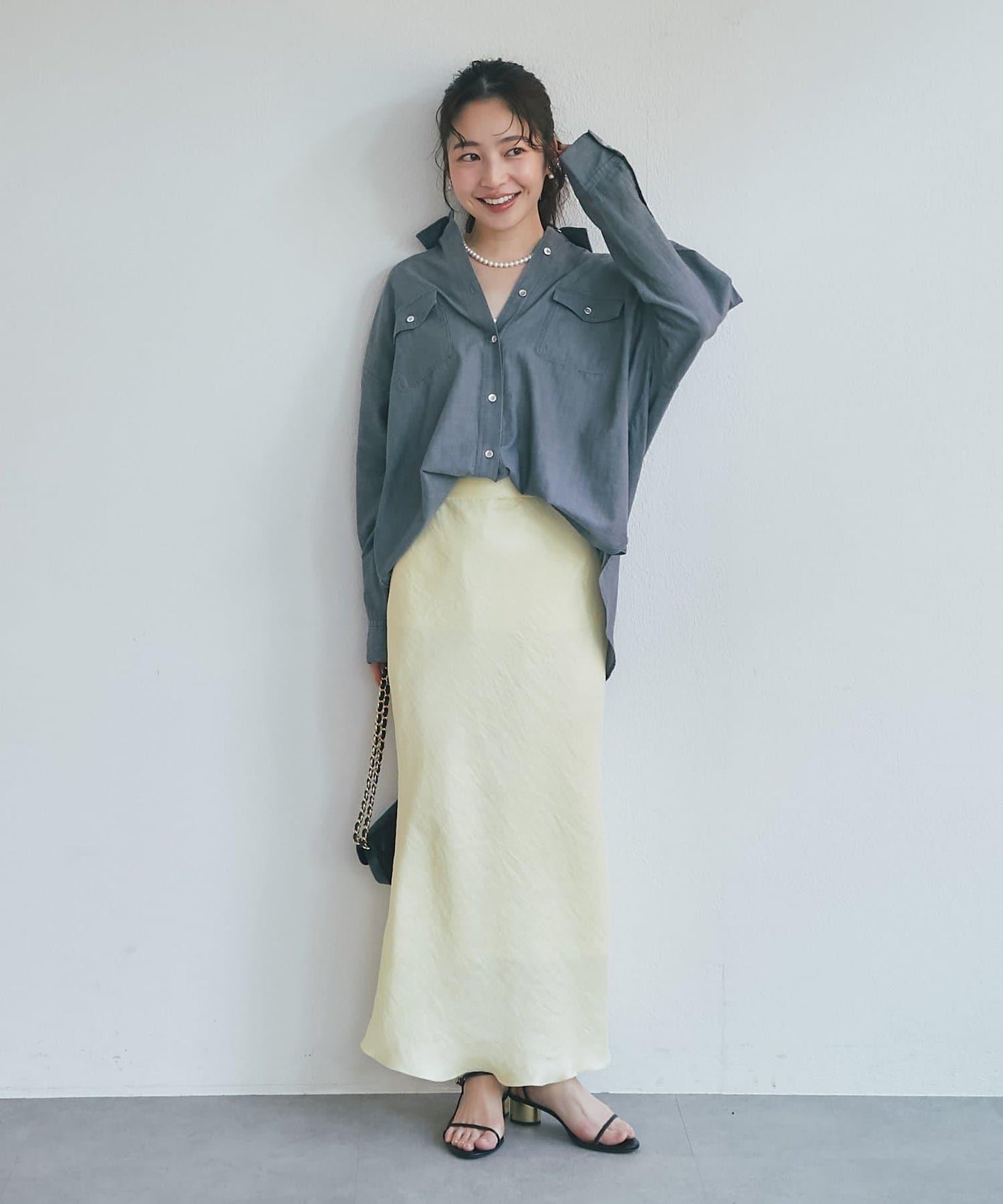 【RISA監修】透視牛仔三穿襯衫