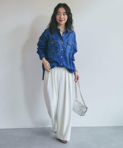 【RISA監修】透視牛仔三穿襯衫