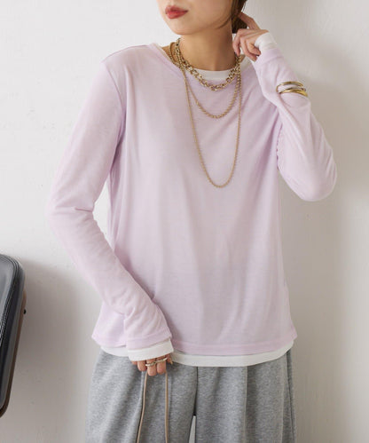 2套裝透視長袖T恤