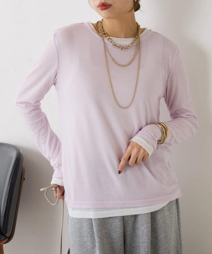 2套裝透視長袖T恤