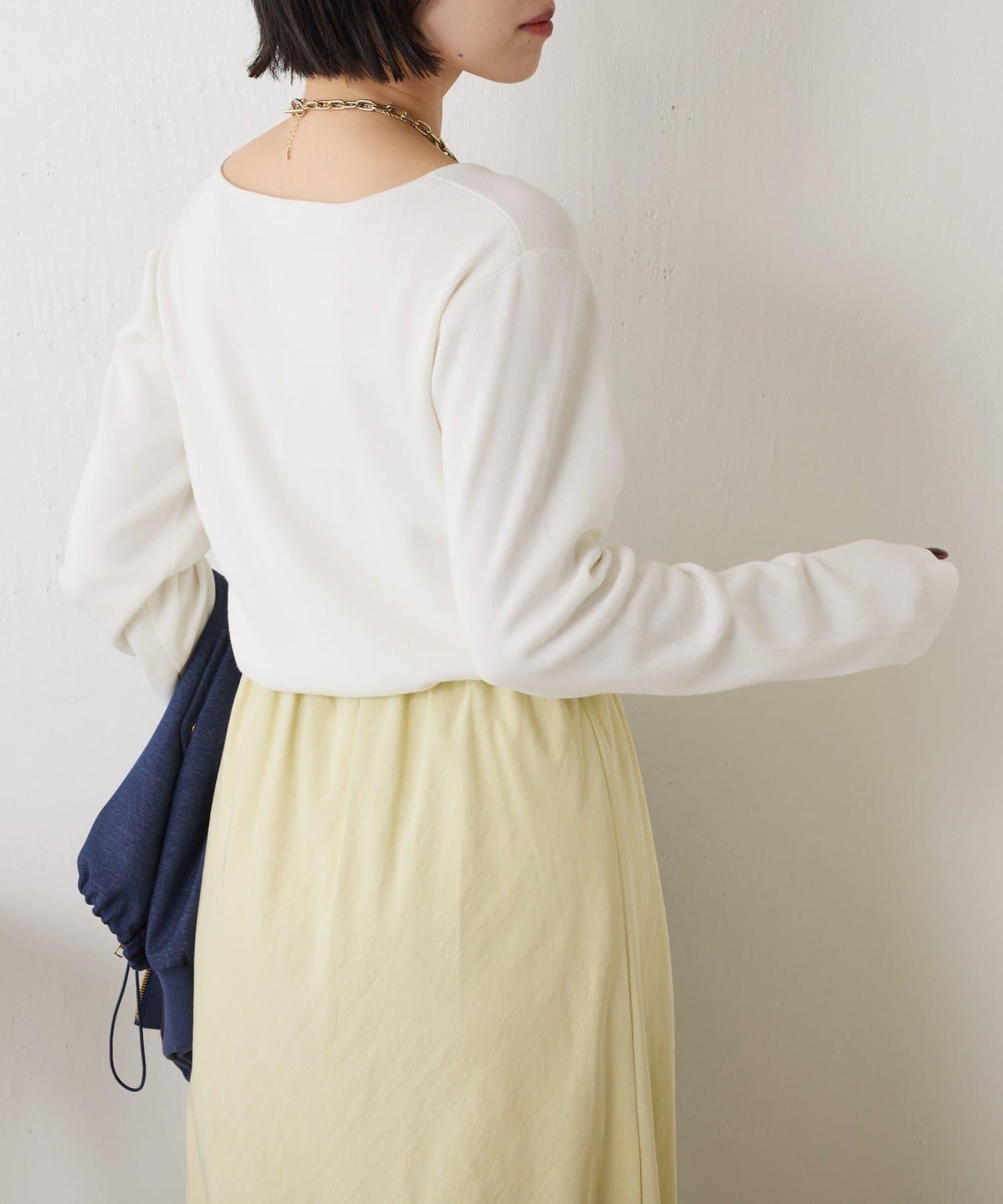 【小號尺寸】方領針織衫