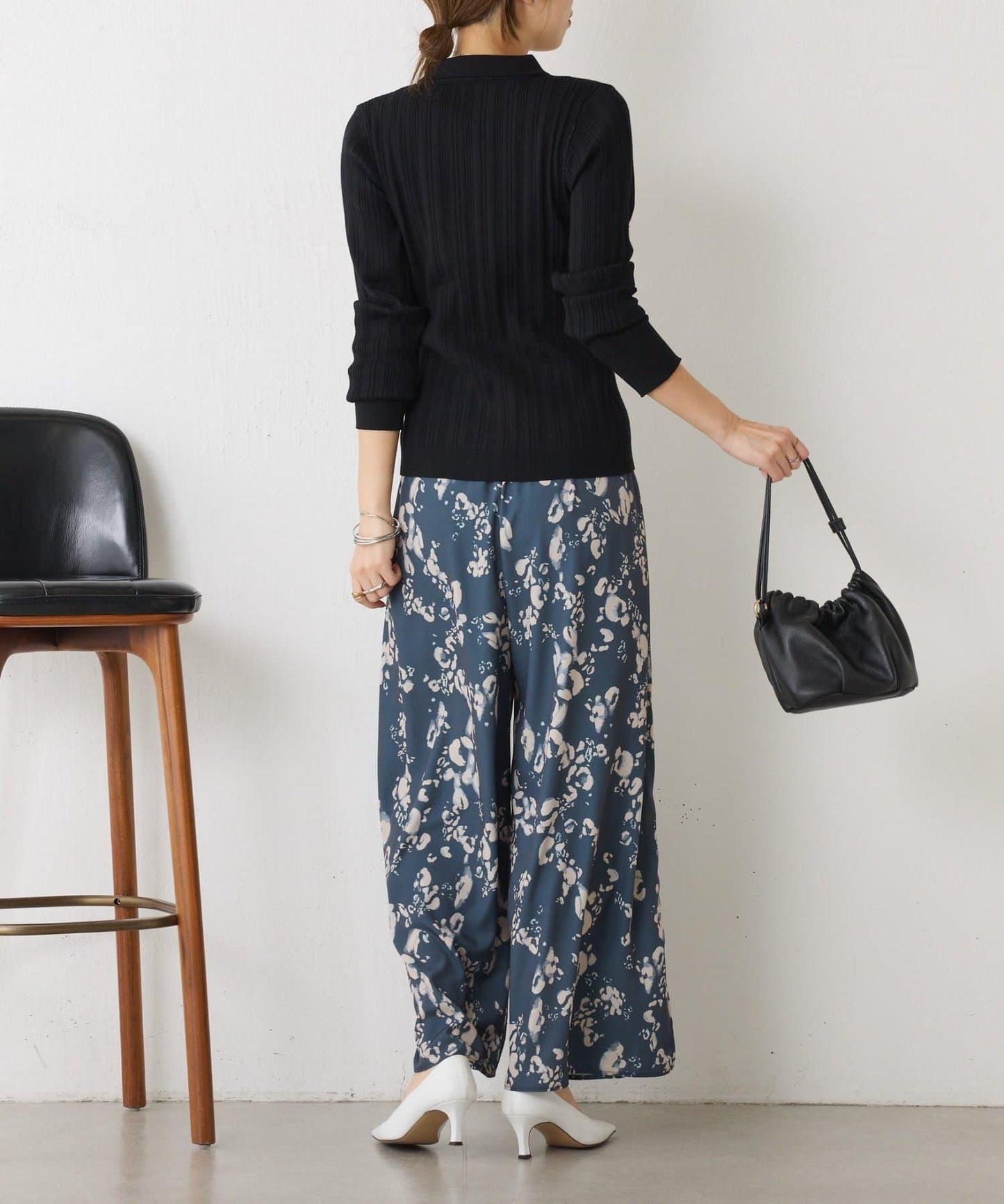 微妙花紋休閒褲