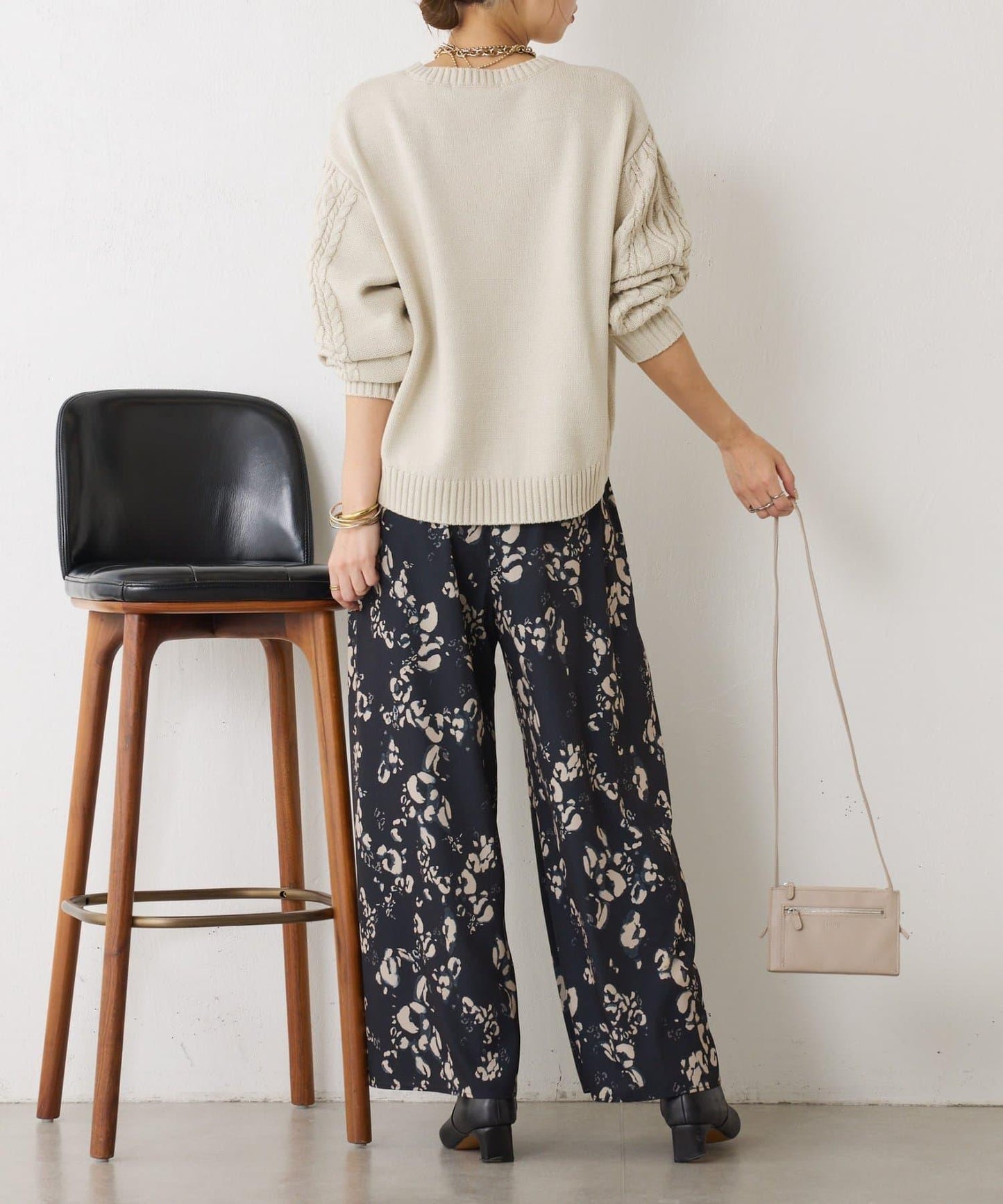 微妙花紋休閒褲