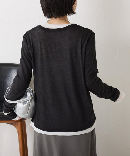 2套裝透視長袖T恤