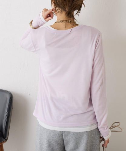 2套裝透視長袖T恤