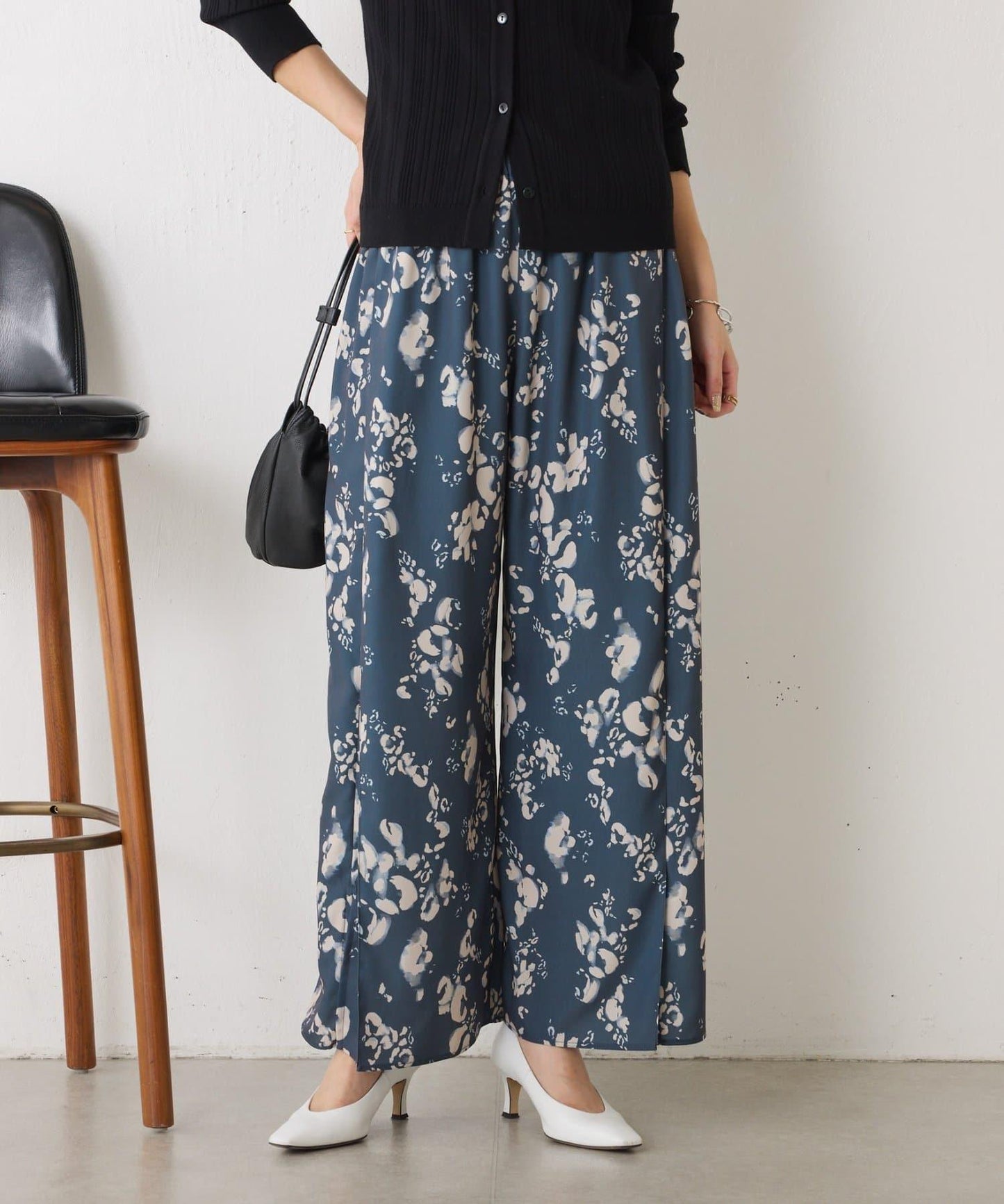 微妙花紋休閒褲