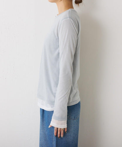 2套裝透視長袖T恤