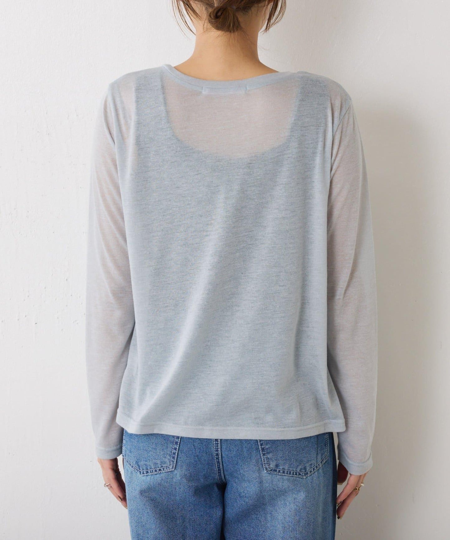 2套裝透視長袖T恤