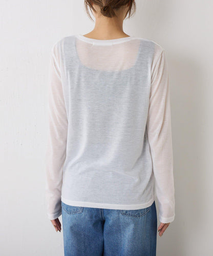 2套裝透視長袖T恤