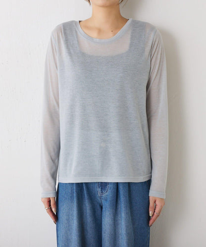 2套裝透視長袖T恤