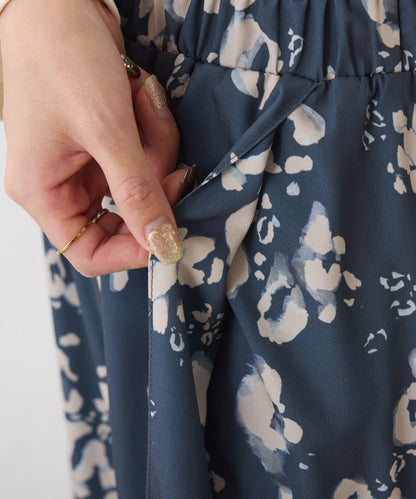 微妙花紋休閒褲