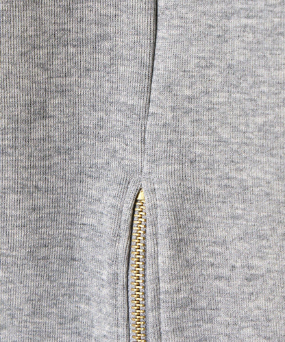 蝙蝠袖後背拉鍊套頭衫