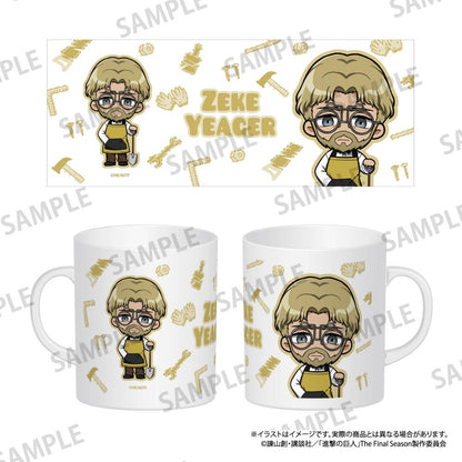 《進擊的巨人》全綵馬克杯 吉克·耶格爾（Q版）（DIY）